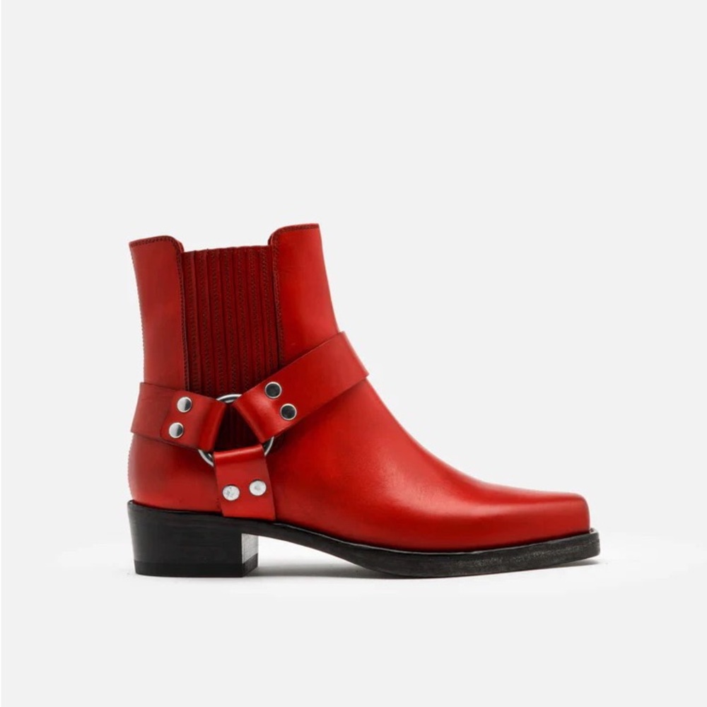 Red Redone Cavalry Boots